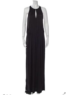 alc blanca cotton maxi dress White Side Tie Cotton Maxi Dress BLANK